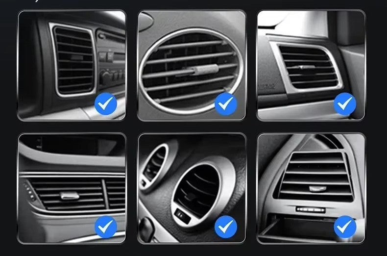 מחזיק טלפון לרכב עם טעינה אלחוטית ונעילה מתקדמת