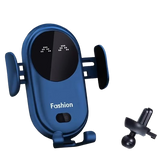 מחזיק טלפון לרכב עם טעינה אלחוטית ונעילה מתקדמת